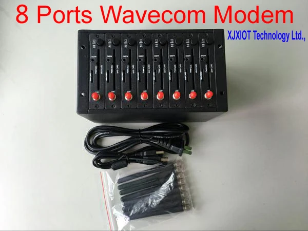 

xjx Hotselling Factory 8ports wavecom Q2687 GSM gprs SMS modem 8ports usb2.0 interface
