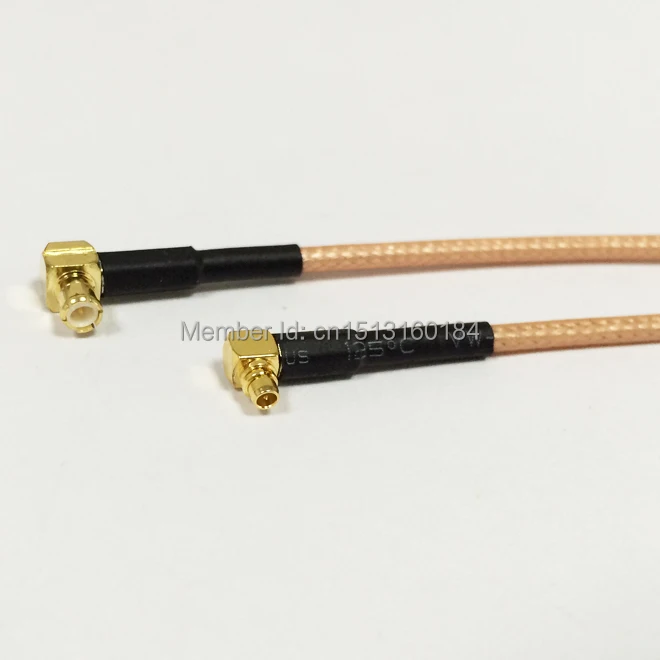 New Modem Coaxial Cable MCX Male Plug Right Angle To MMCX Connector RG316 15CM 6" Adapter | Мобильные телефоны и