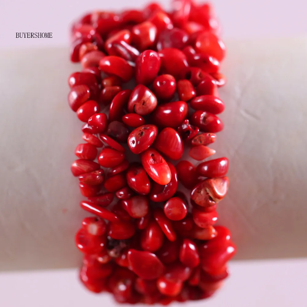1 шт. браслет из натурального красного коралла 7 дюймов|bracelet arm|bracelet kitbracelet weave |