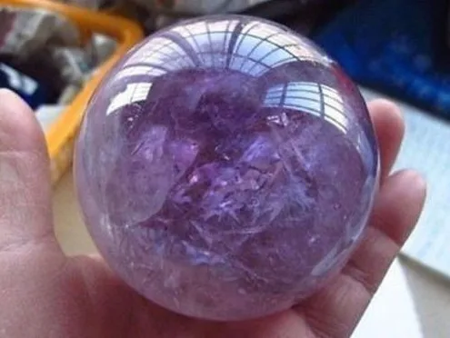 

NATURAL amethyst sphere quartz CRYSTAL