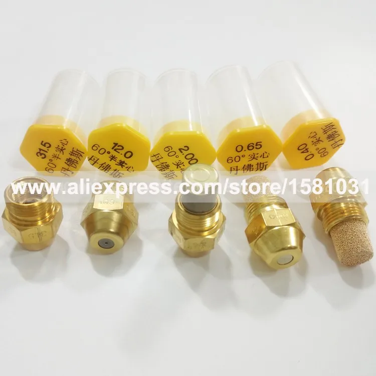 

DANFOSS 60 degree Semi-Solid Atomization nozzle 3.75/6.5 gallon danfoss oil nozzle Denmark Danfoss Semi-Solid nozzle