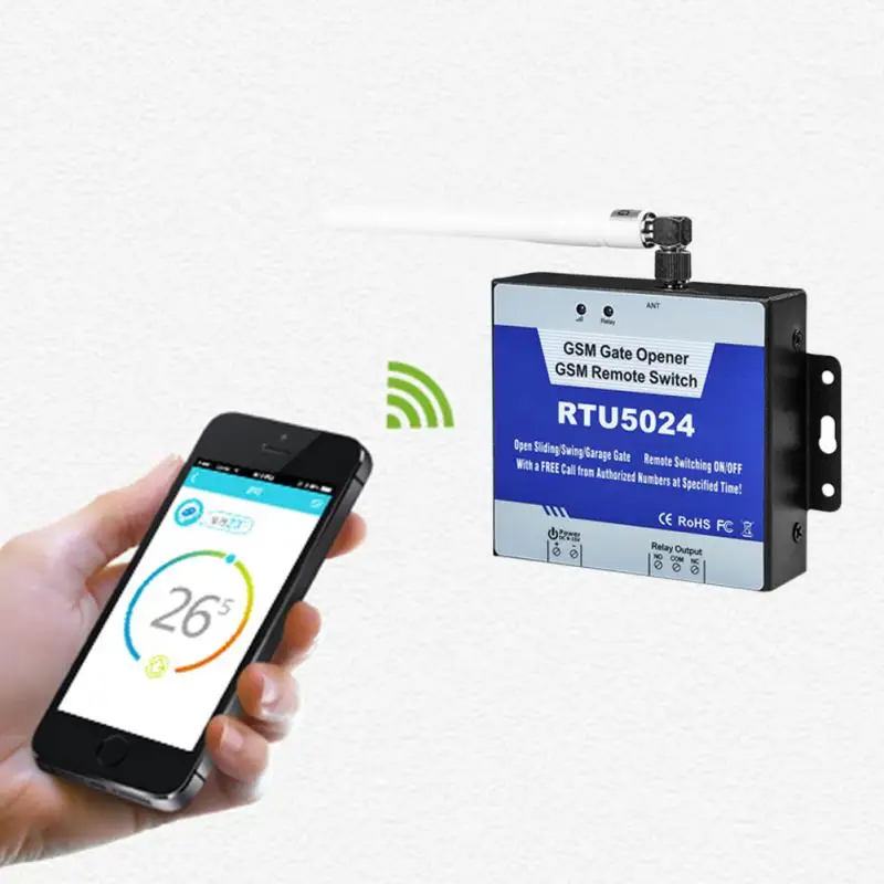 GSM ворот/Реле Переключатель RTU5024 9 15 V DC телефон беспроводной контроль двери