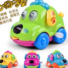 Креативные дети мультфильм Животные намотка маленькая игрушка на цепочке автомобиль игрушки