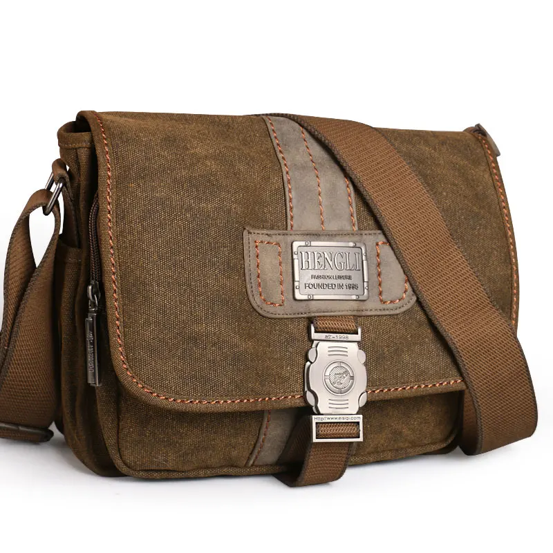 Cena Nowa torba płócienna Retro męska torba na ramię odzież rekreacyjna odporna na krzyż torba Unisex casual crossbody torby do wypoczynku opakowanie