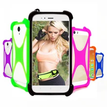Para Digma HIT Q401 Q500 3G Caso Universal Bumper Tampa Do Telefone Silicone Macio Elástico Para Digma VOX A10 3G E502 4G Casos de Telefone