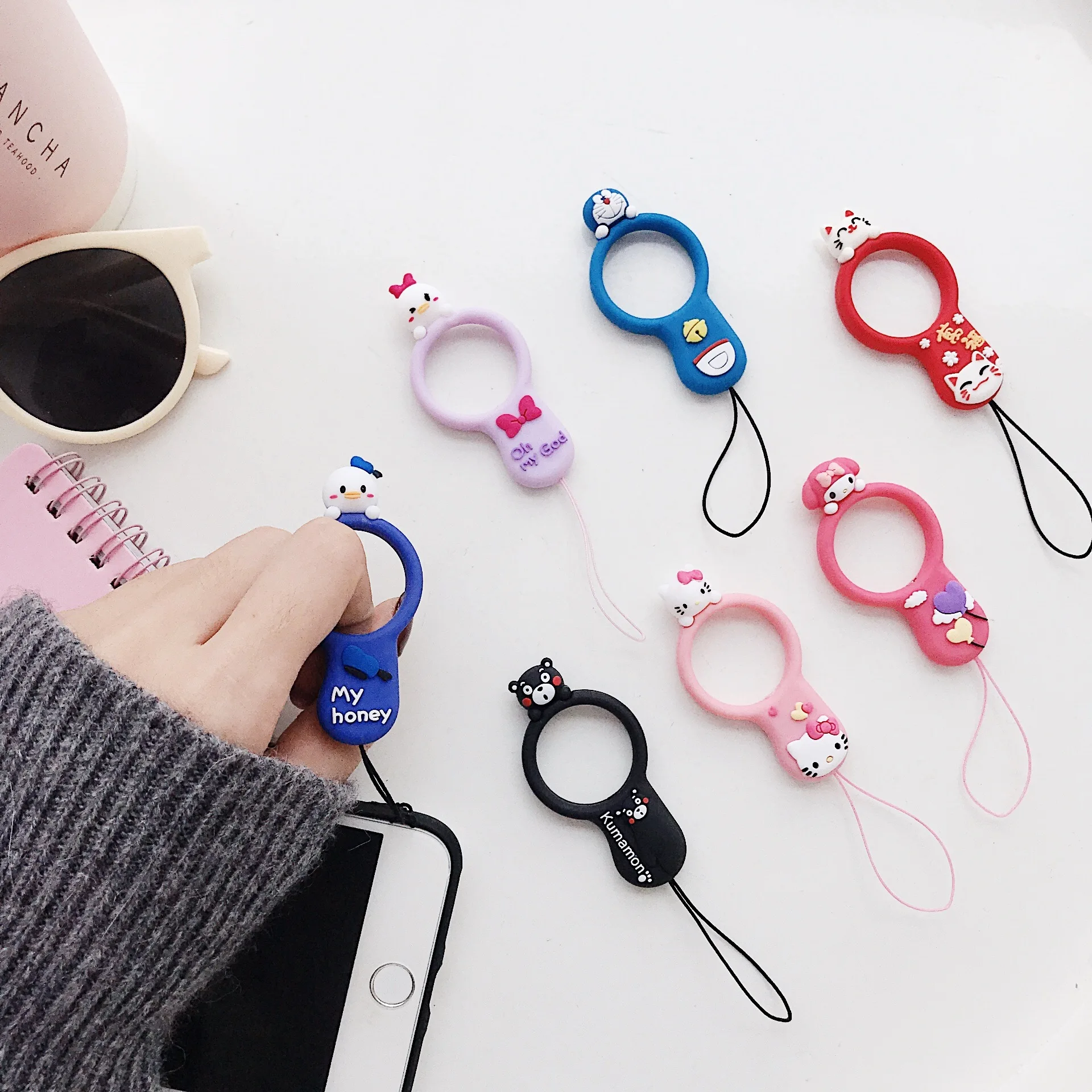 

Wrist Hand Mobile Phone Chain Straps Keychain Lanyard for Phones Camera USB Flash Drive MP4 PSP DIY Rope
