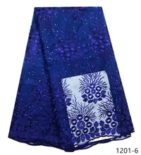 Nigerian Lace Fabric With stone High Quality African Lace Fabric Hot Sale Women Wedding Lace Blue Colour French Lace Fabric 1201 Nigerian Lace Fabric With stone High Quality African Lace Fabric Hot Sale Women Wedding Lace Blue Colour French Lace Fabric 1201