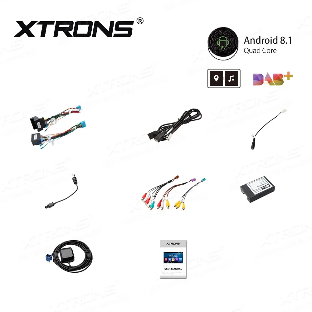 XTRONS 9 ''Android 8 1 Автомобильный мультимедийный плеер радио GPS навигация для BMW X5 E53