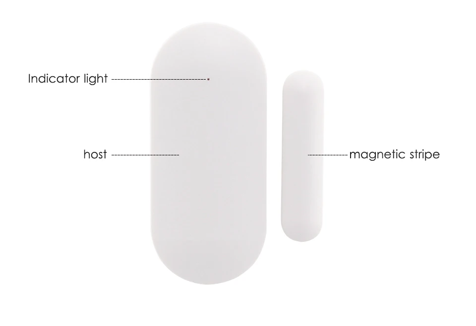 2 шт. оригинальный беспроводной 433 МГц PG106 двери окна магнит сенсор Secure Smart Gap сенсор дверной контакт для PG106 сигнализации дома системы