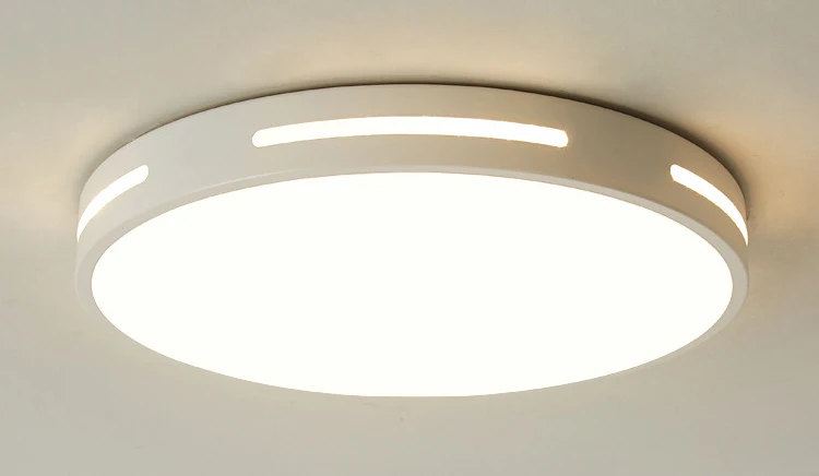 Минималистичный черный/белый художественный современный светодиодный потолочный светильник для спальни детская комната карданный светодиодный светильник домашний потолочный светильник для помещений - Цвет корпуса: White