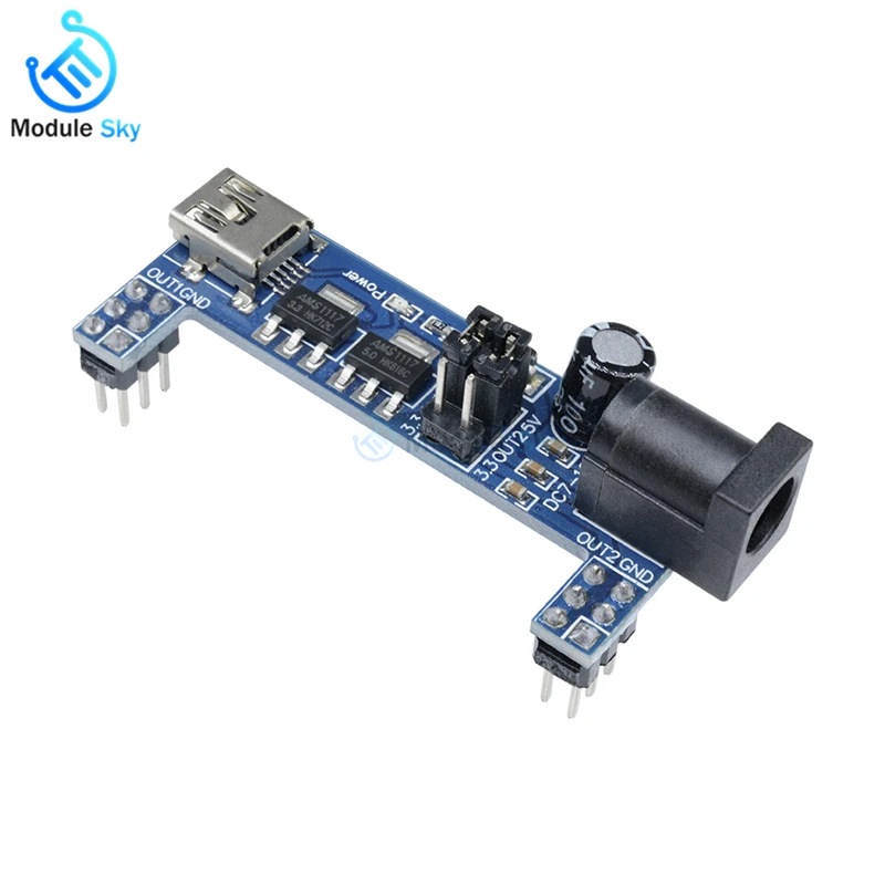 

MB102 Breadboard Power Supply Module 3.3V 5V For Solderless Bread Board
