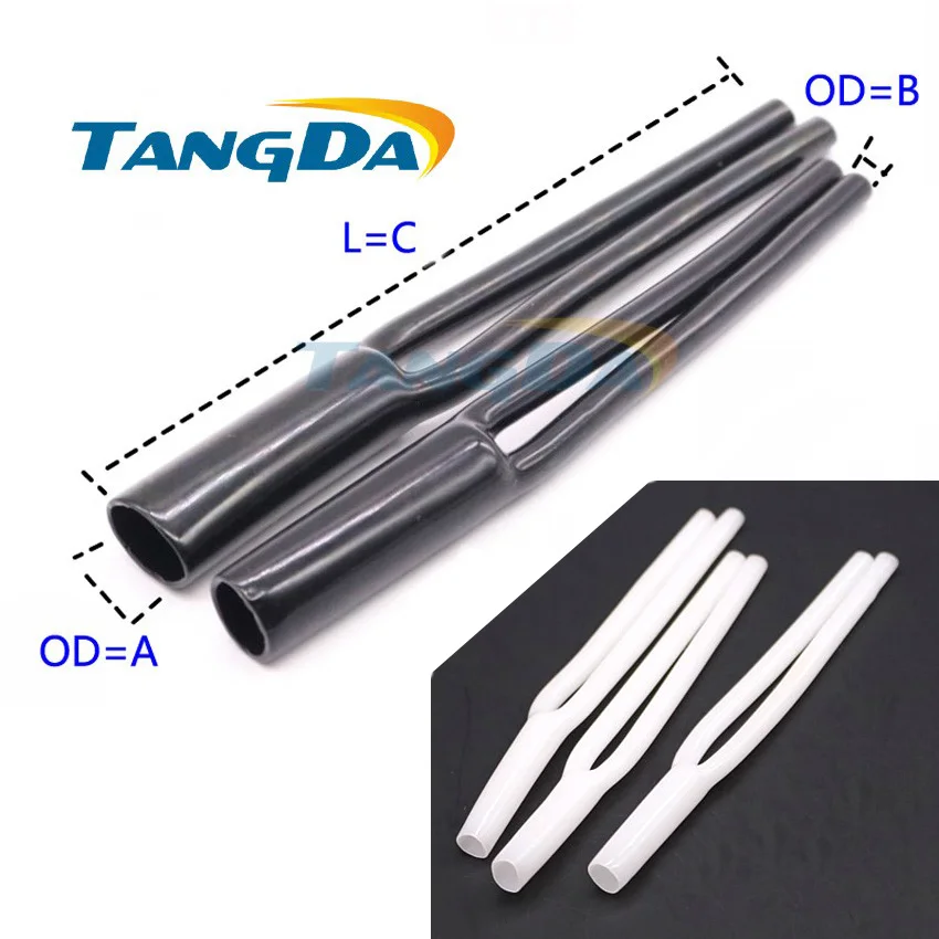 DHL/EMS Cable Sleeves PVC video Audio sheath Bifurcation tube Y type