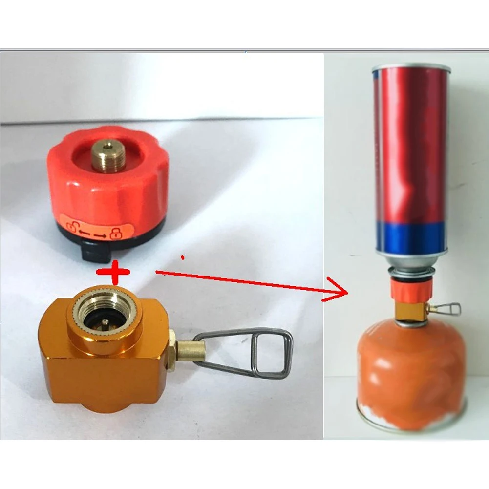 Открытый Кемпинг разъем плита адаптер наполнения печи полезные Сплит Тип легкий цилиндр ПРЕОБРАЗОВАНИЯ газовый бак инструмент для пикника