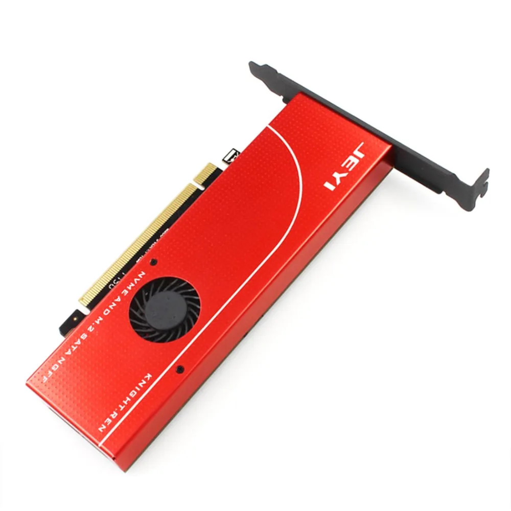 JEYI KNIGHT защита от отключения питания PCIE3.0 адаптер x16 полная скорость M.2 dd на карте