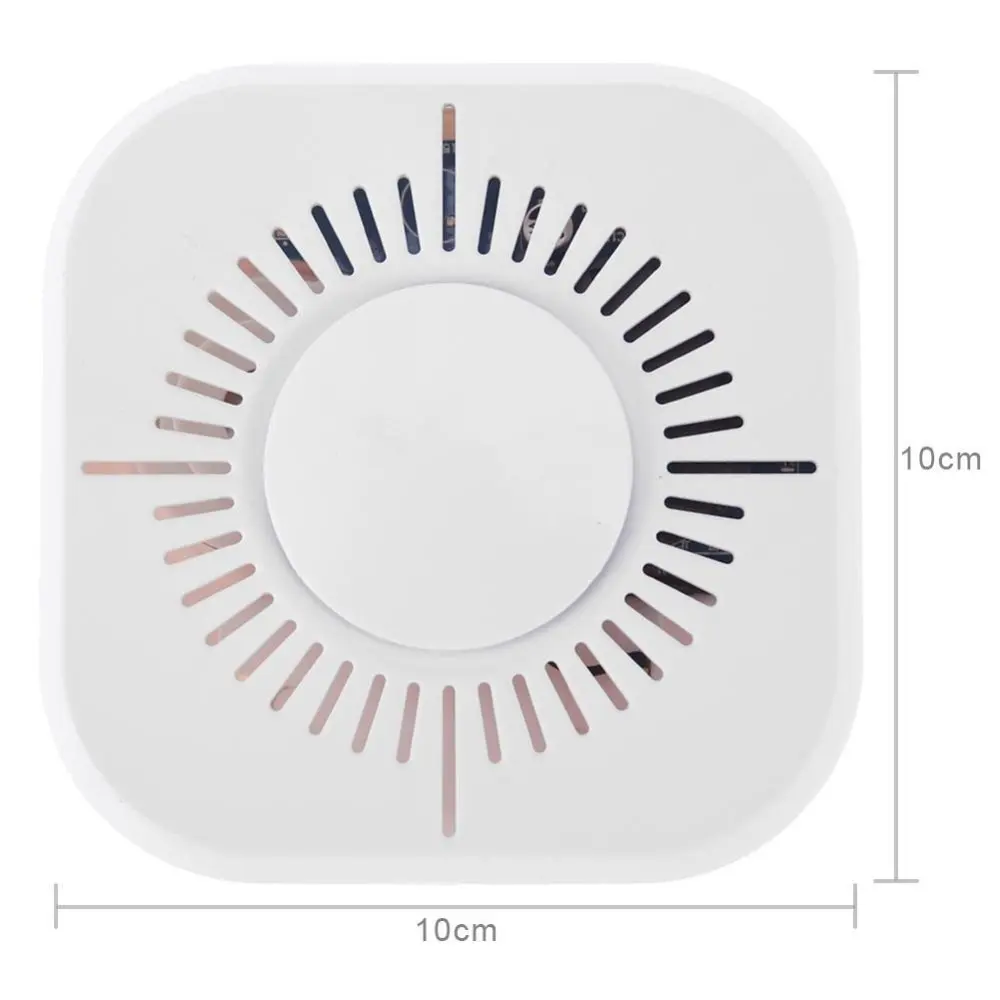 433 МГц беспроводной детектор дыма противопожарная защита портативный детектор дыма wifi домашний безопасный датчик дымовой сигнализации Белый
