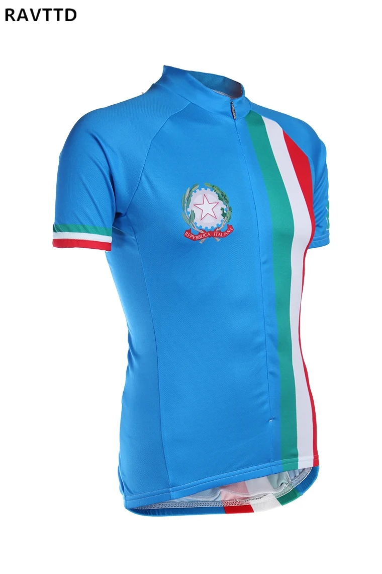 Buy Italian Cycling Jersey Short Sleeves Summer Bike