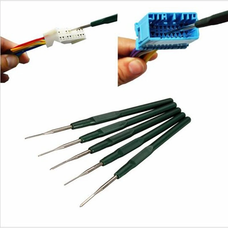 DZS Elec 14 in 1 Car Wire Harness Terminal Removal Tool Set Wire Harness Terminal Plug Pick Up Needle Take Out Needle Unlock Key Removal and Extraction Tool DZS Elec 14 in 1 Car Wire Harness Terminal Removal Tool Set Wire Harness Terminal Plug Pick Up Needle Take Out Needle Unlock Key Removal and Extraction Tool