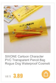 Чехол-карандаш SIXONE из двух частей с рисунком Peanut Rogue Dog, маленький кошелек, косметичка, Студенческая сумка для ручек, Индивидуальная сумка для хранения