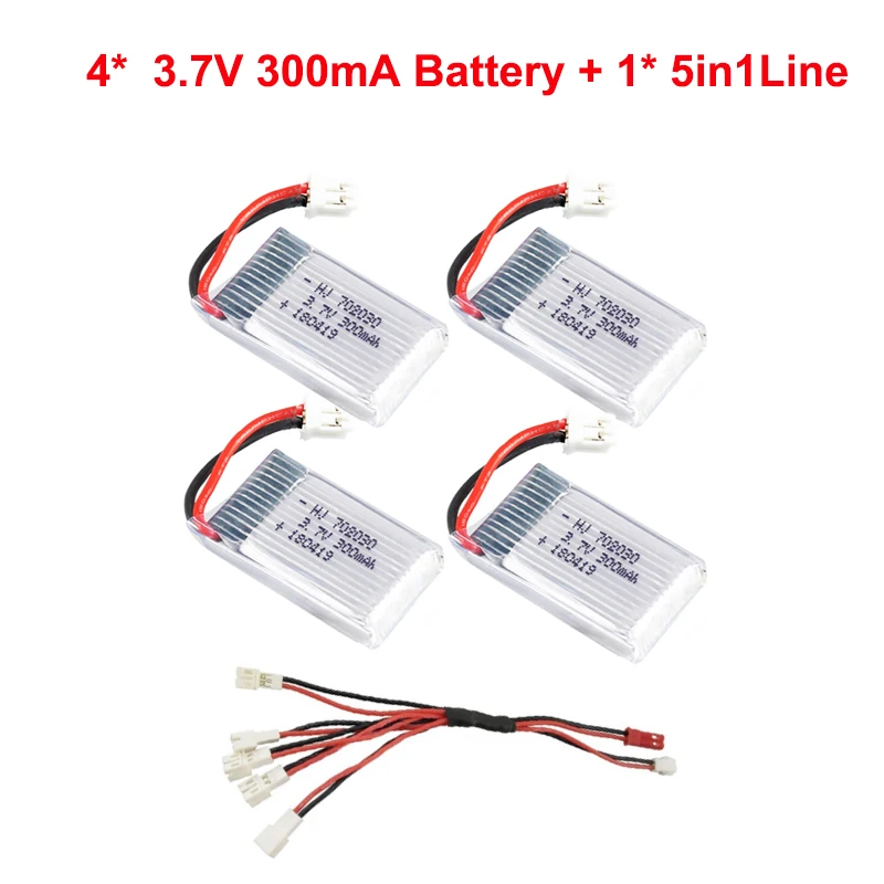 3,7 V 300mAh Lipo батарея для JJRC H56 T2G Дрон батарея для RC Quadcopter запасные части