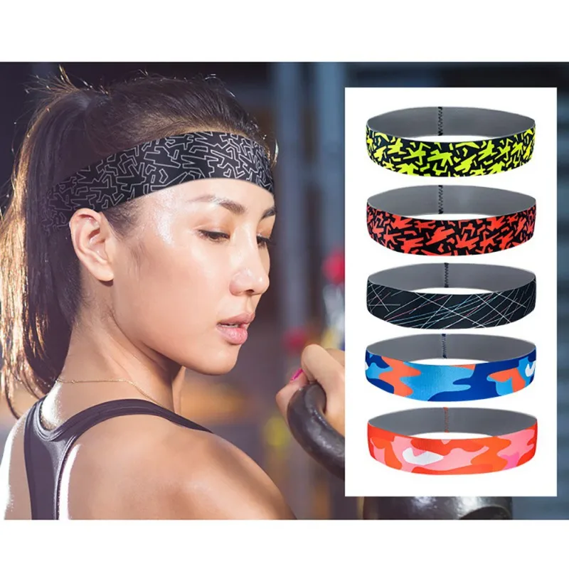 

NEW 2019 Yoga Sweatband Universal Anti-sweat Quick Dry Breathable Headbands Running Fitness Sportswear Accessory