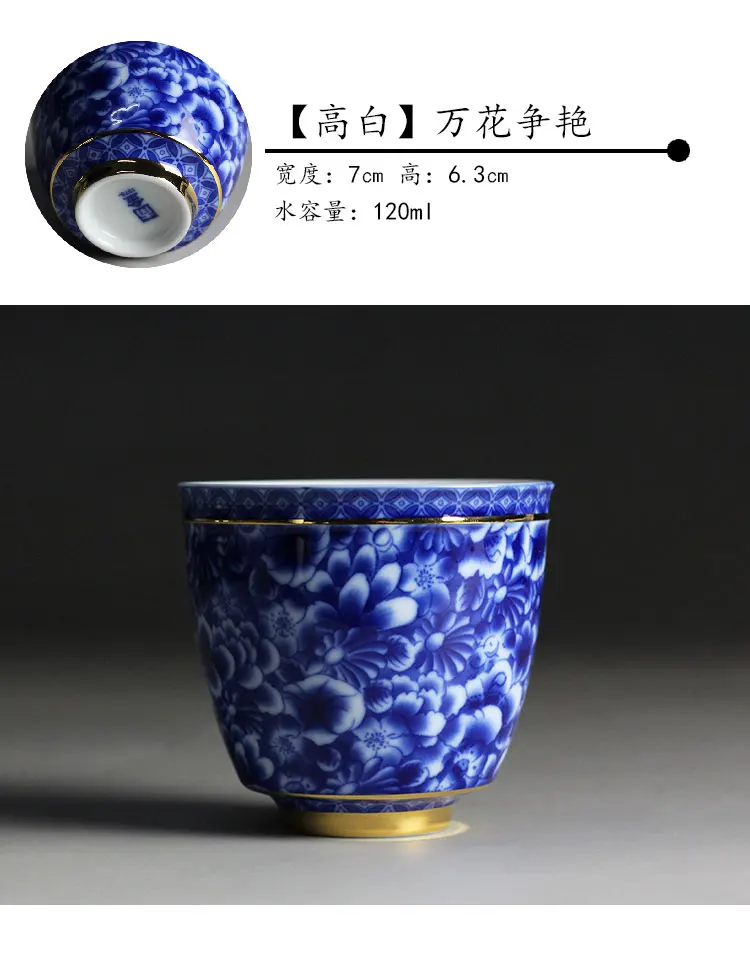 Год 1 шт. Ретро Керамическая супница высокого качества чайная чашка чайный набор бизнес подарок посуда набор для чая