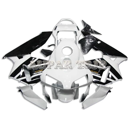 Черно белые Обтекатели для Honda CBR600RR 2003 2004 03 04 F5 2003 2004 тела Наборы ABS Пластик впрыска F5 03 04 внешнее покрытие - Цвет: As Picture shown
