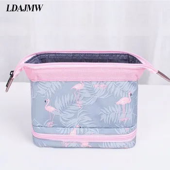 

LDAJMW Flamingo Multi-functional Three-dimensional Cosmetic Storage Bag Travel Toiletries Organizers Men And Women Handbags