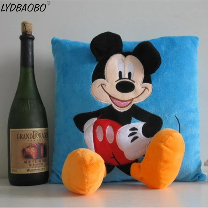 1pc-33cm-30cm-Mickey-Mouse-and-Minnie-plush-Pillow-Cushion-Cartoon-Stuffed-Pillow-Car-Cushion-Soft (3)