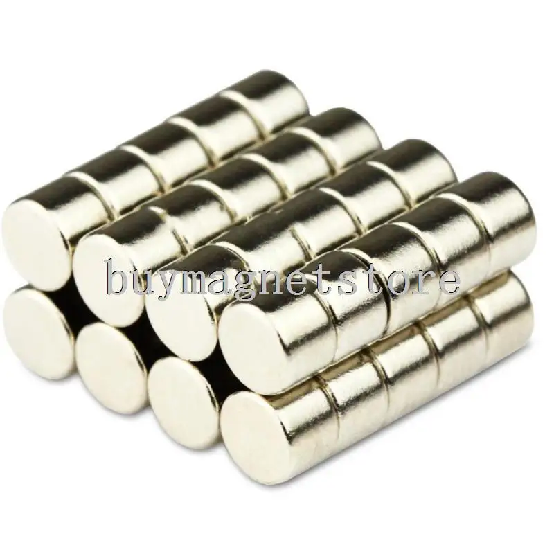 50 pcs Strong N50 Round Mini Disc Cylinder 4 * 3 mm Neodymium