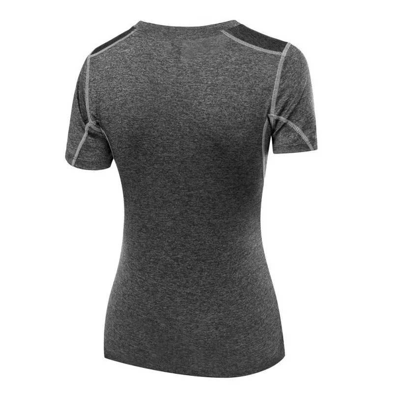 Женские Тренировочные Короткие рубашки, одежда для йоги и бега, фитнеса, футболка для тренировок, фитнеса, быстросохнущие спортивные топы