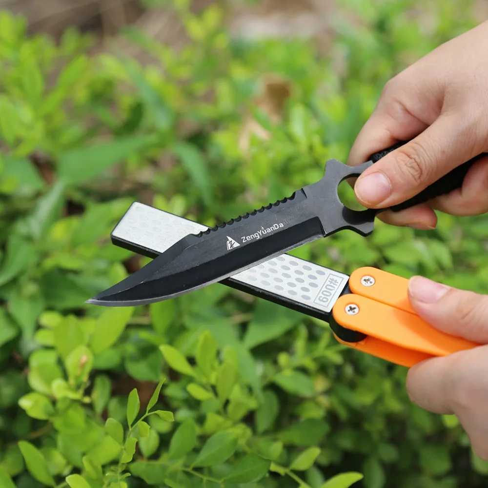 YOYAL Outdoor Knife Sharpener Folding Double Sided Professional Knife