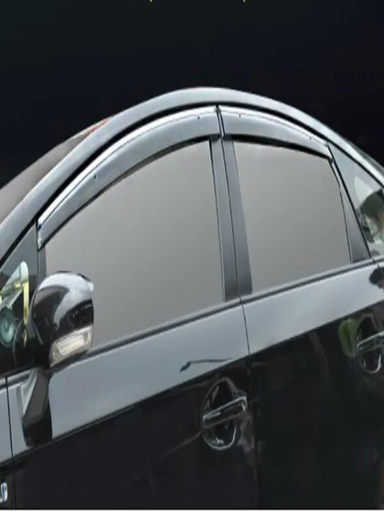 

Prius Rain Shield is specially designed for Toyota PRIUS refitting parts stainless steel bright strip window rainbow edge