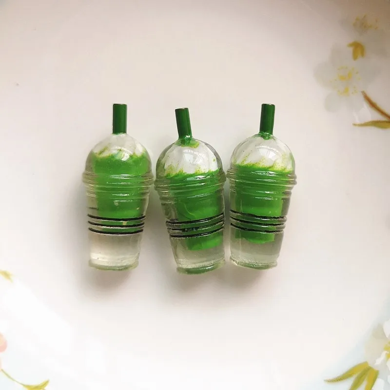 Green 5 Pieces 5 шт. слизи шармы мини-мороженое чашки смолы Пластилин клейкие аксессуары бусины делая поставки для поделок, скрапбукинга - Цвет: Green 5 Pieces