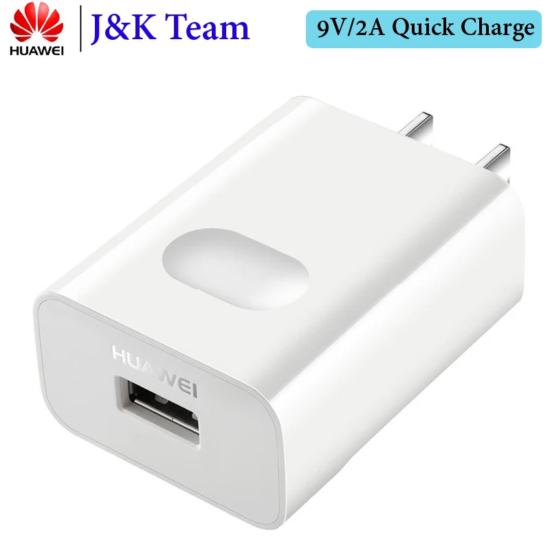 

Original Huawei Quick Charger USB Charger 9V 2A Fast Charger 100-240V Input EU US Plug Adapter For Huawei Mobile Phone
