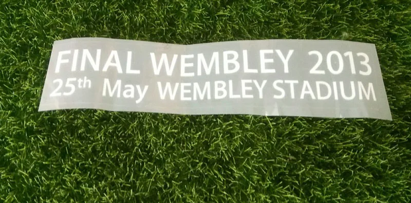 

2013 FINAL WEMBLEY Match Details Patch Robben Ribery Soccer Patch Badge