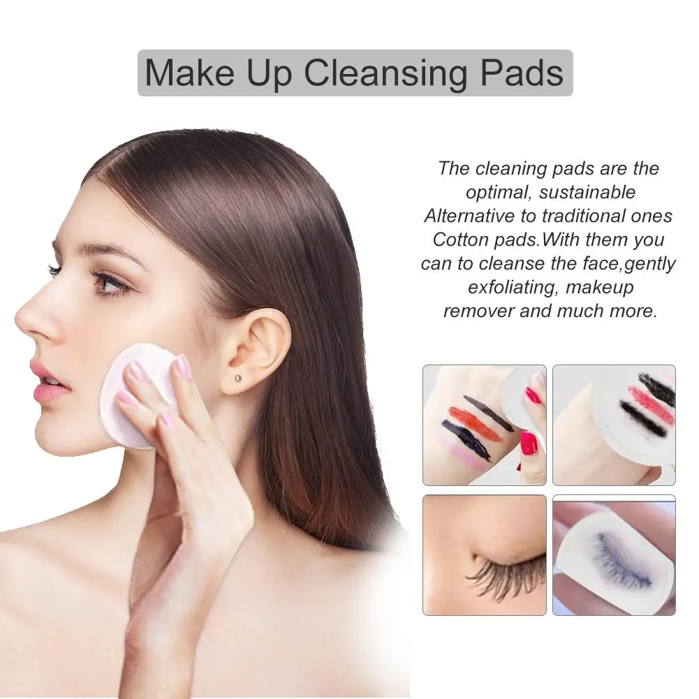 Средство для снятия макияжа многоразовые ватные накладки средство для снятия макияжа для лица двухслойные подушечки для дизайна ногтей чистящие прокладки моющиеся