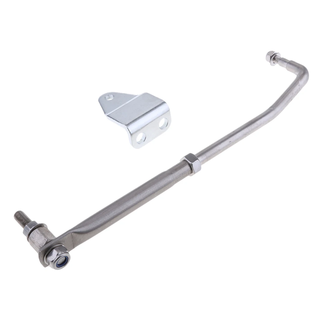Stainless Steel Outboard Steering Link Lever Tie Rod End Set for Marine Boat