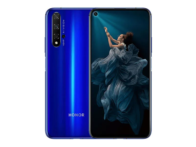 Мобильный телефон Honor 20, 8 ГБ, 128 ГБ/256 ГБ, супер зарядка, NFC Kirin 980, четыре ядра, 6,26 дюймов, емкостный экран, 3750 мАч