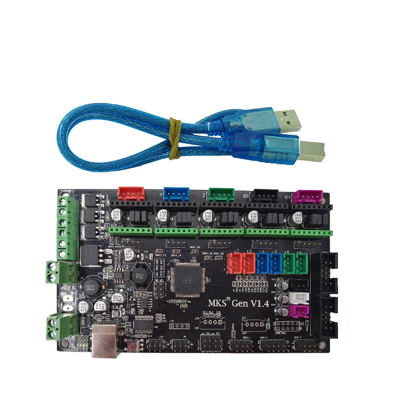 4-слойные PCB плата контроллера MKS Gen V1.4 с MKS TFT32 V4.0 Экран Совместимость Ramps1.4/Mega2560 R3 для 3D-принтеры Запчасти