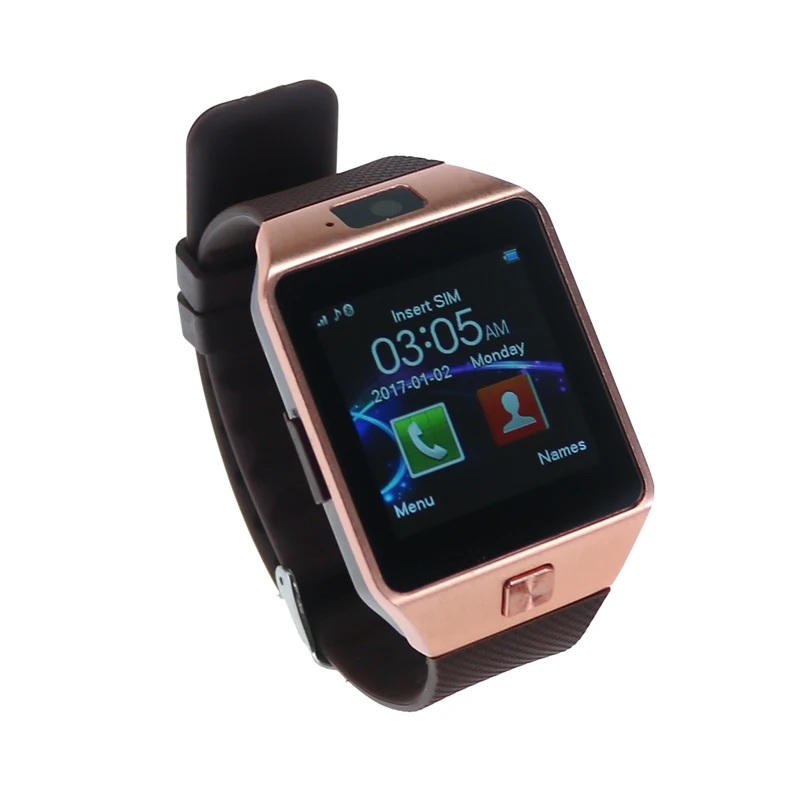 Мода Bluetooth Smart Watch SIM/карты памяти для IOS Android телефонов Спорт smartwatch наручные часы с