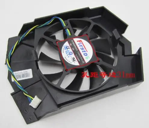 GT740 OC 2GD5/GTX 750Ti FD8015U12S вентилятор графической карты|Кулеры/вентиляторы/системы