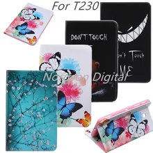 Чехол для планшета для samsung Galaxy Tab 4, 7,0, SM-T230NU, T231, SM-T235, T237, T230, Android, PC, из искусственной кожи, флип-чехол-книжка с подставкой, чехол+ ручка