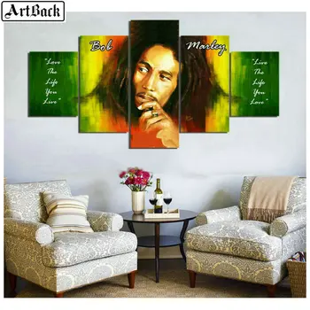 

ARTBACK 5d diamond painting portrait for living room decoration full square drill mosaic 3d diamond embroidery Christ cross