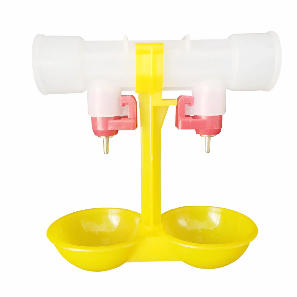 

15 Sets Double Bowl Hanging Cup Nipple Drinkers For Poultry Drinking Water Equipment Installation And Ease Of Use Over Time