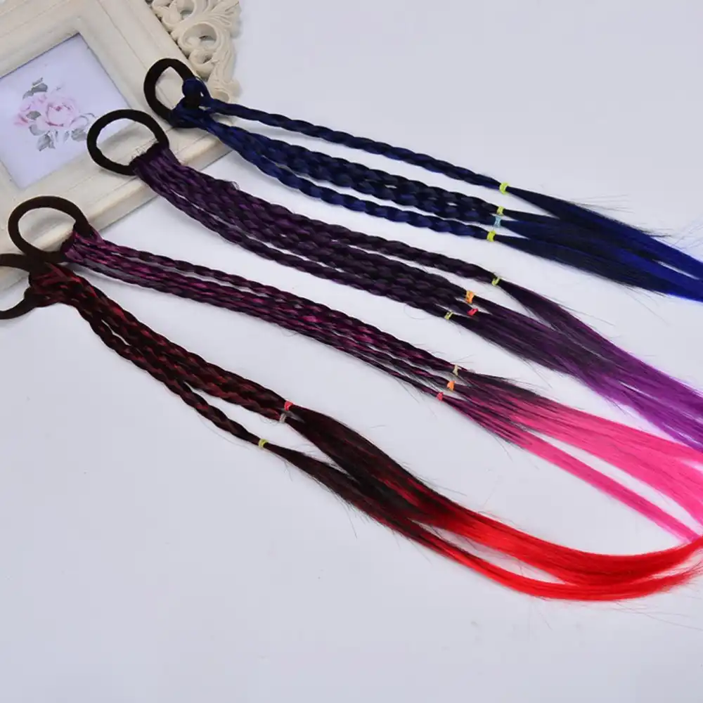 Hair Accessories Girls Hair Gum For Girls Mermaid Colorful Long