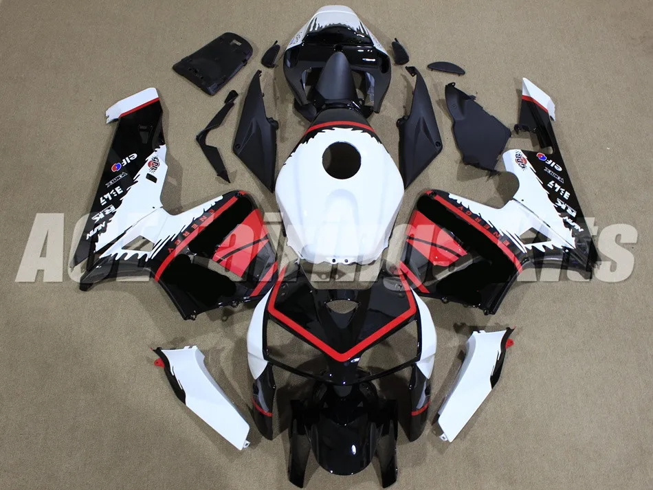 

3Gifts New Injection Fairing kit Fit For Honda CBR600RR F5 2003 2004 03 04 600RR 600 ABS add Tank cover custom red white black