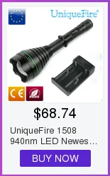 UniqueFire 1508 T75 ИК 940nm инфракрасный светодиодный Охота фонарик комплект ИК-подсветка Масштабируемые Факел + прицела + крысиный хвост + Зарядное