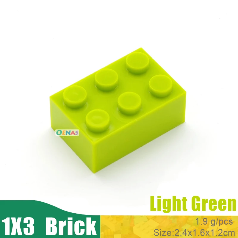 100g 50pcs/lot Educational Toy Creative Classic Plastic Building Blocks Accessories 2X3 Bricks DIY Kit Compatible With L*goes