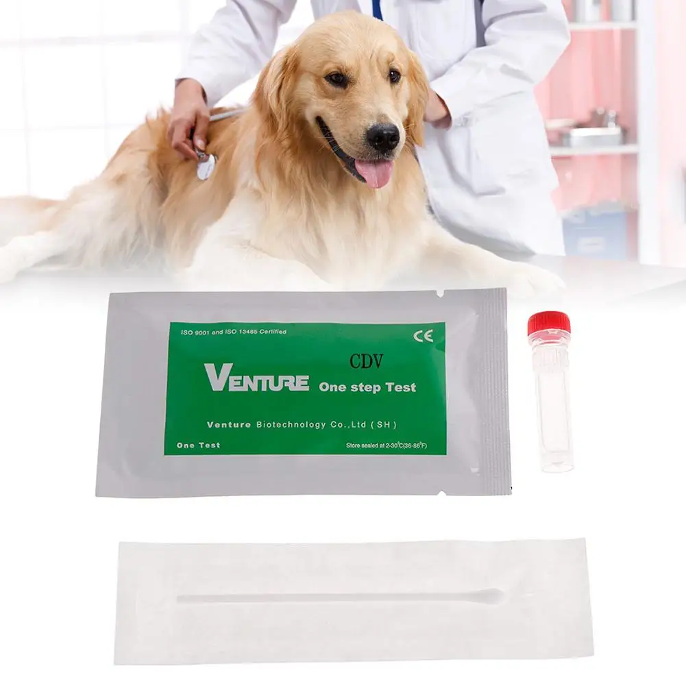 1 шт. Pet CPV Parvovirus тест-полоска собака медицинский тест-бумага вешалка в форме животных Семья стоящий поставки Обнаружение Parvovirus Distemper