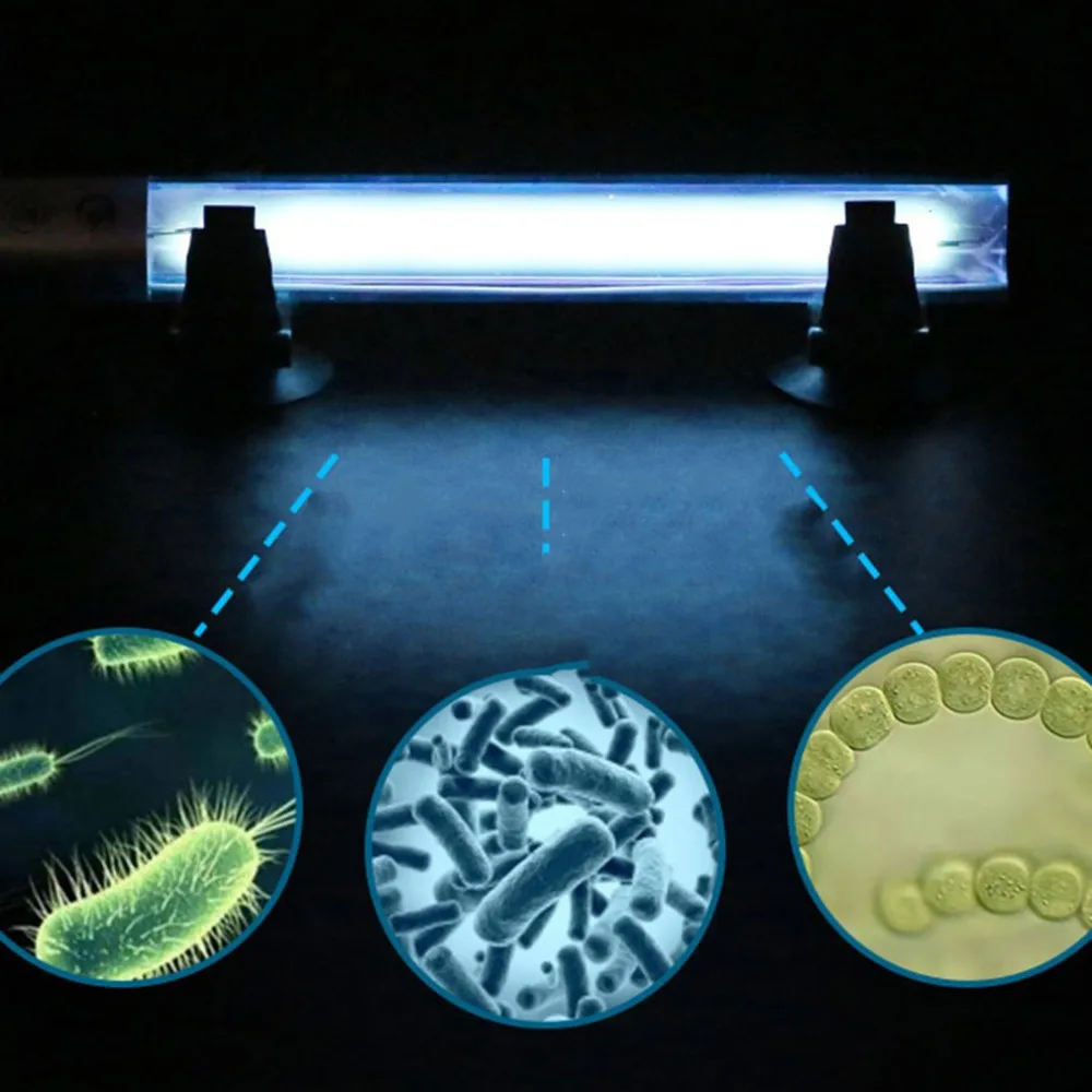 

Practical Design Waterproof UV Sterilizer Submersible UV Lamp UV Water Purification Lighting Fish Tank Aquarium Light LED Lamp